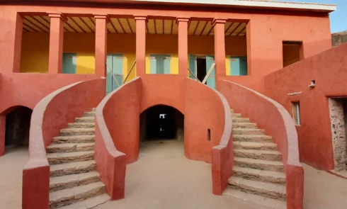 Mémorial de l'île de Gorée au large de Dakar.